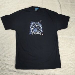 Men's Large Spider-Man Venom Marble Shirt